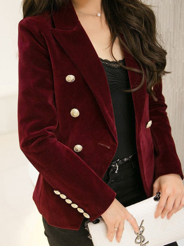 Blazer Feminino de Veludo - Daria